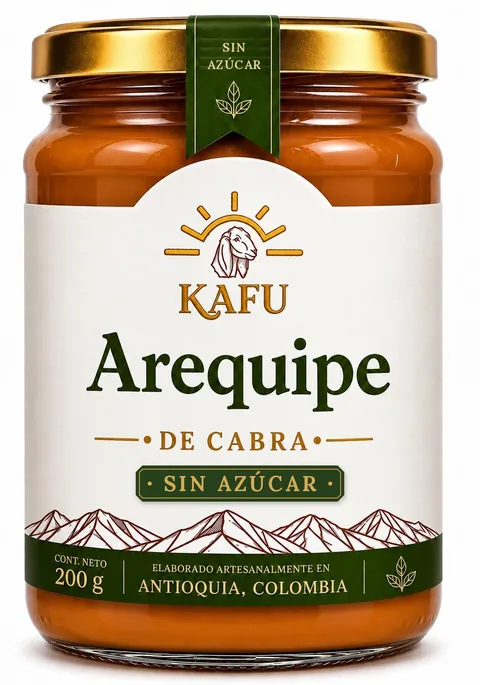 Arequipe de cabra sin azúcar KAFU