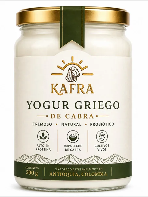 Yogur griego de cabra, 500 g